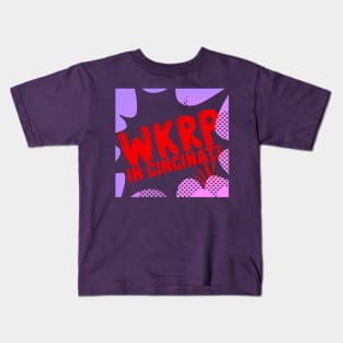 WKRP PURPLE Kids T-Shirt